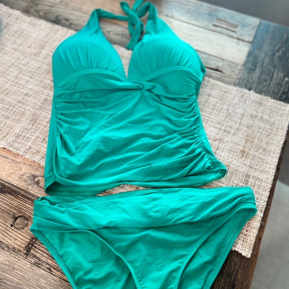 ☘️EUC LA BLANCA ISLAND GODDESS TANKINI TOP & BOTTOM ☘️ - Picture 6 of 16